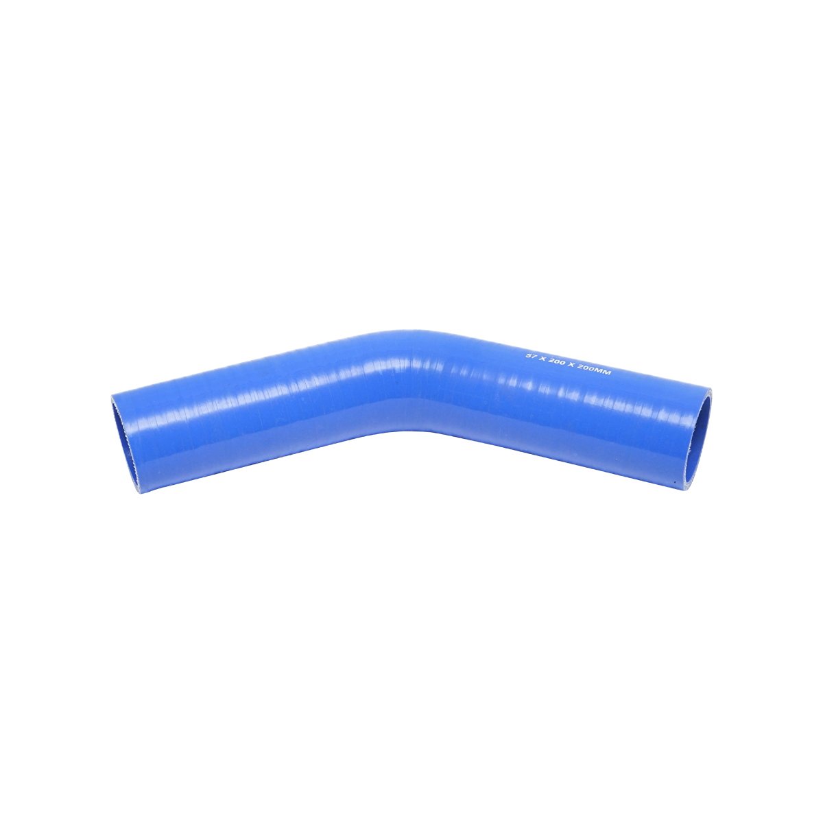 Furtun cotit silicon 45 grade cu insertie textila int. 57x200x200mm Breckner Germany